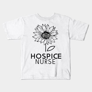 Hospice Nurse " sunflower " Kids T-Shirt